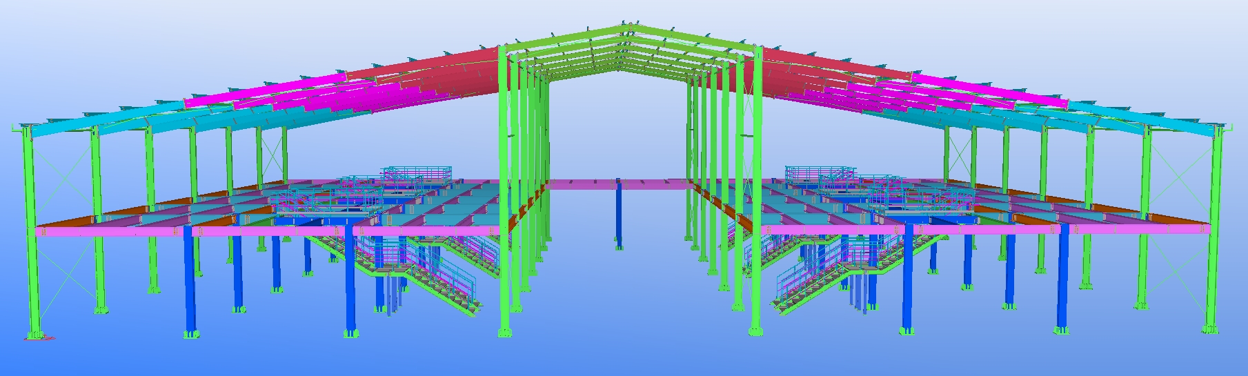 Modelo 3D Tekla